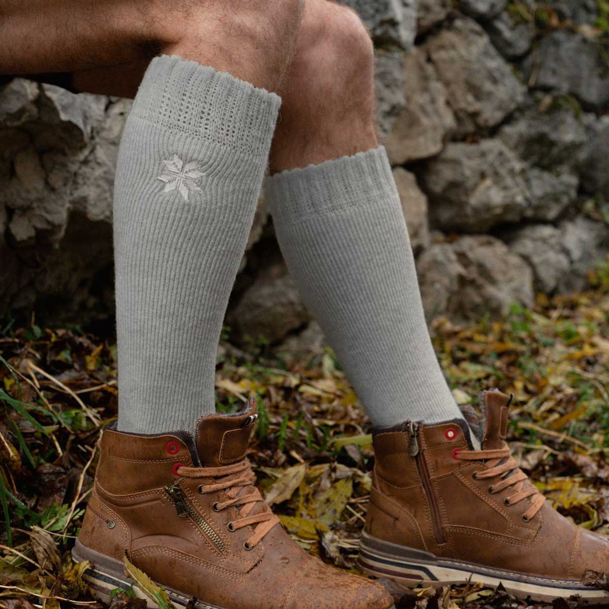 Charcoal Kniesocken (2 Paar) - Image 3